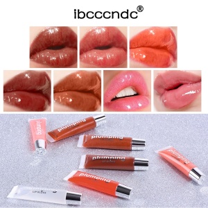 Private Label Shiny Vitamin E Mineral Oil Hyaluronic Moisturizer Plumping Lip Glosses