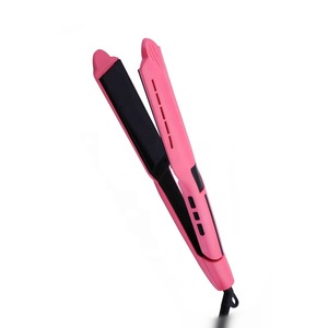 Professional LCD digital hair perm machine hair straighteners flat iron