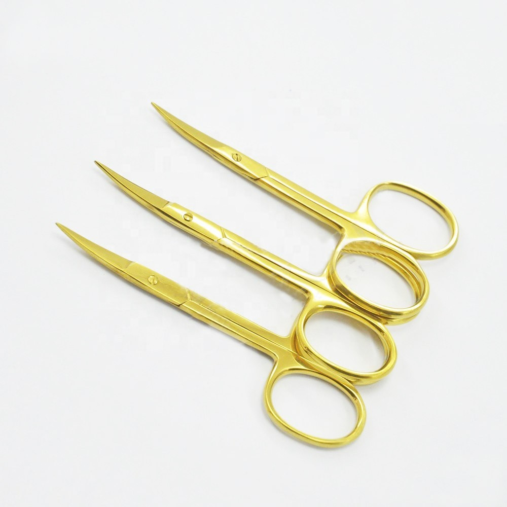 Professional Nail Scissor Manicure For Nails Eyebrow Nose Eyelash Cuticle Scissors Curved Pedicure