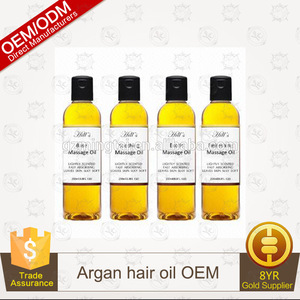 Pure Natural Professional Argan Hair Care Product Black Hair Serum Oil