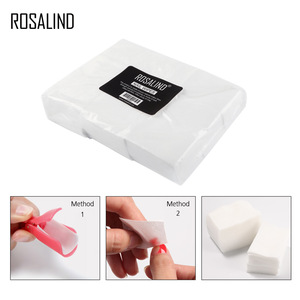 ROSALIND new arrival 900Pcs/Bag lint-free wipes nail polish removers cotton pads nail cotton pads for wholesale
