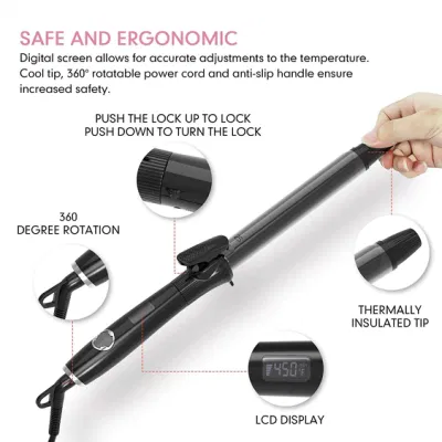 Rotating Curling Hair Iron 360 Degree Swivel Wire Hair Curler