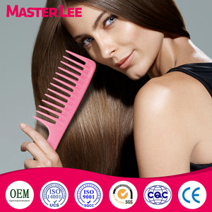 salon use products wide tooth hair comb plastic big comb