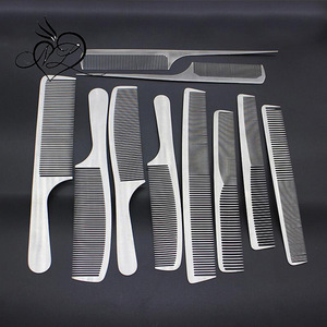 Stainless Steel Professional Hair Comb Ultra-thin Anti-Static B Salon Hair Styling Hairdressing Barbers Brush Combs