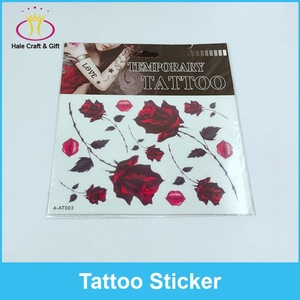 Wenzhou Factory Supply Good Price Henna Sticker Tattoo Stencils