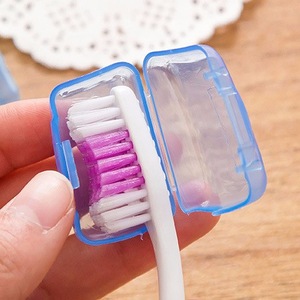 Yiwu manufacturers hot sale brush head protect box travel toothbrush head