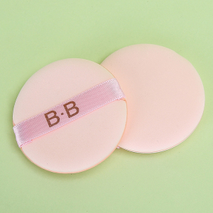 Yousha cosmetic powder puff makeup custom wholesale BB round flat makeup puff sponge YF030