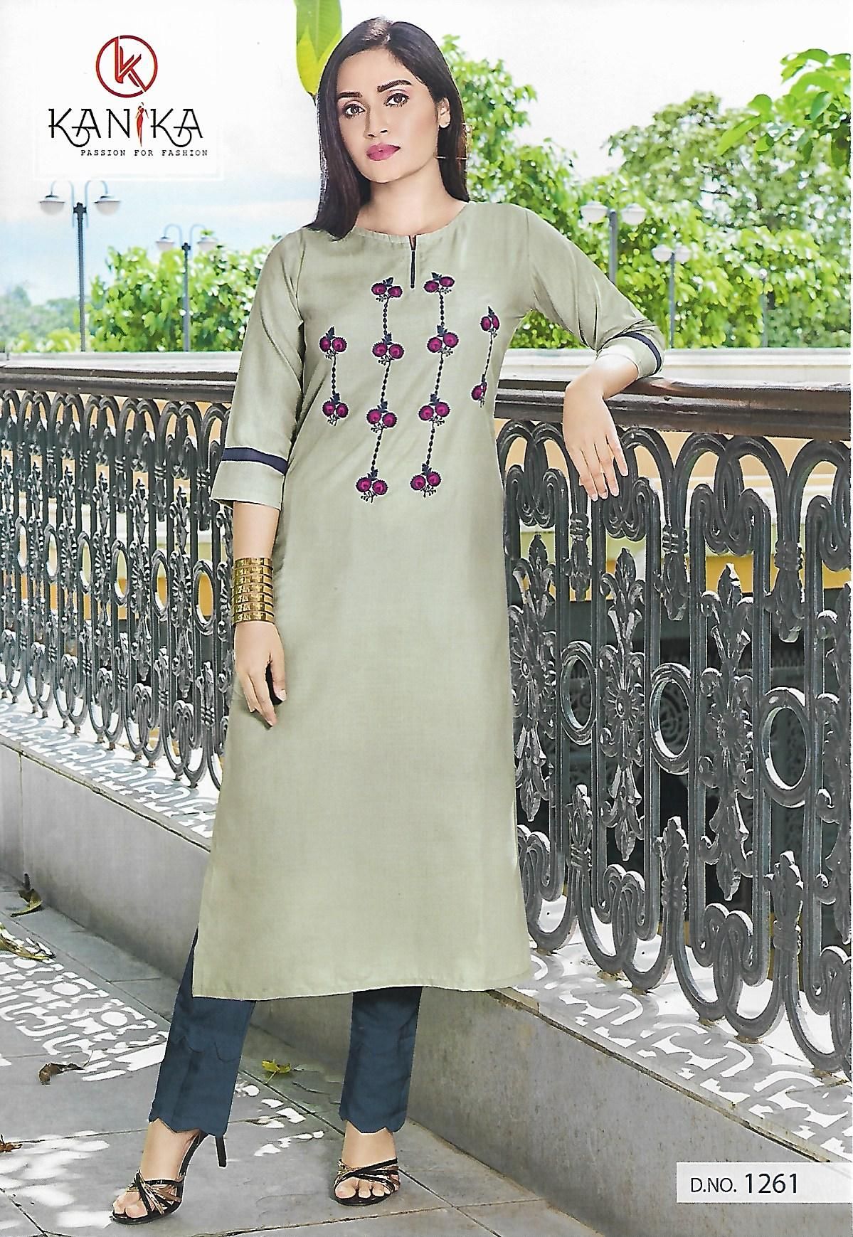 Women's Dress Indian ( Kurti ) - SKU: A00073 Size: L (In Stock: 1Pc)