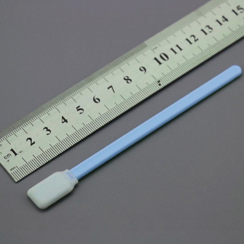 Lint Free Cleaning Cotton Bud Large Rectangular Head Cleanroom Polyester Swab