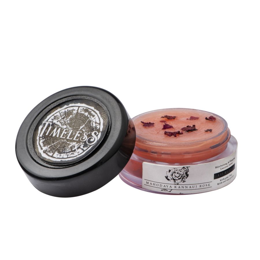 Timeless Beauty Secrets Organic Lightening & Plumping Lip Balm With Pink Tint