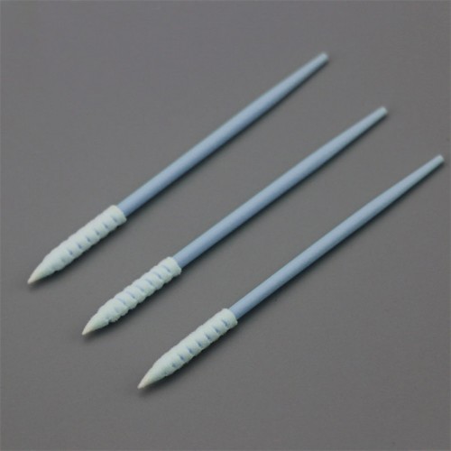 Spiral Pointed Cleanroom Foam Swab Dust-free Cleaning Cotton Bud
