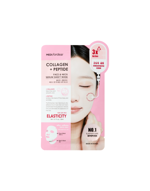 MEDIFORDEAR FACE & NECK MASK [COLLAGEN + PEPTIDE]