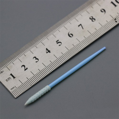 Spiral Pointed Cleanroom Foam Swab Dust-free Cleaning Cotton Bud