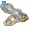 Factory Supply Large Size Hot Cold Gel Eye Mask Gel Face Pack with laser Sequin