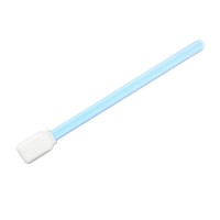 Lint Free Cleaning Cotton Bud Large Rectangular Head Cleanroom Polyester Swab