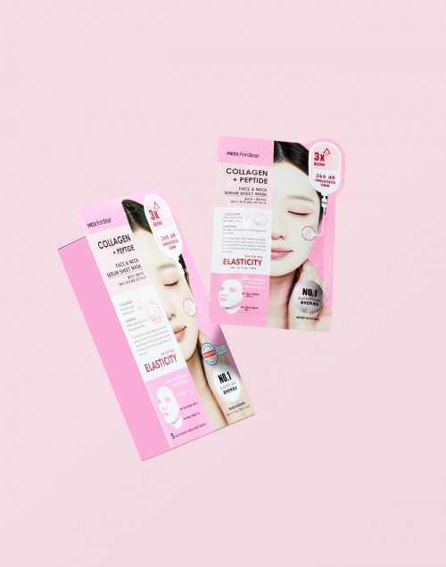 MEDIFORDEAR FACE & NECK MASK [COLLAGEN + PEPTIDE]