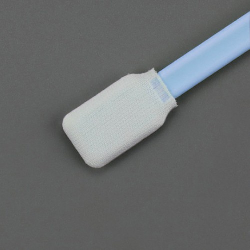 Lint Free Cleaning Cotton Bud Large Rectangular Head Cleanroom Polyester Swab