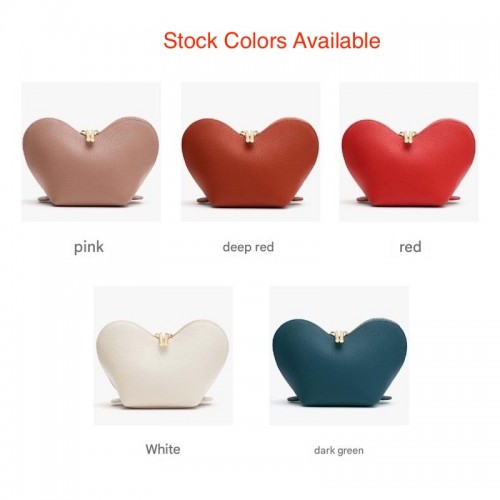 New Niche Design Heart-shaped Stylish Cosmetic Bag Women's Handbag