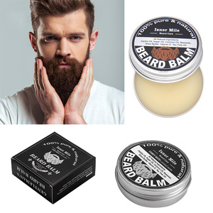 100% Natural Beard Balm Beard& Hair Wax Organic High quality for mens care 60g In Stock