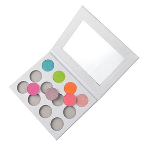 12 Color Powder High Pigment Neon Custom Private Label Empty Makeup Eyeshadow Palette