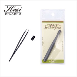 2018 Wholesale private label eyebrow tweezers in bulk