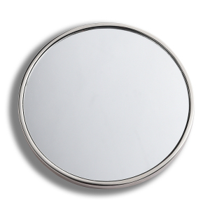 2020 hot sale 2C silkscreen logo mini  pu pocket compact  mirror with custom  logo