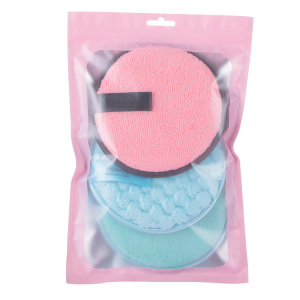 2021 New High Quality Bamboo Microfiber Reusable Makeup Remover Pads Private Label Small Moq