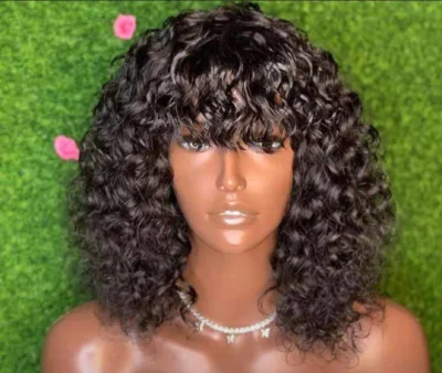 5X5 Lace Closure Human Hair Wig Curly Clsoure Frontal Wig