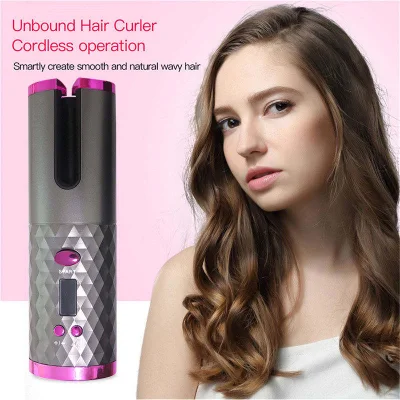 Auto Wireless Cordless Automatic Curling Iron