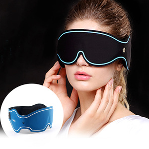 Breathable theropedic far infrared sleeping heating relax funny eye mask