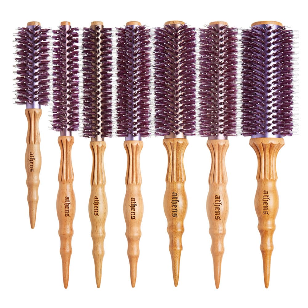 Cellreborn Athens Goddess Hair Roll Brush (Antibacterial Handle Hairbrush)