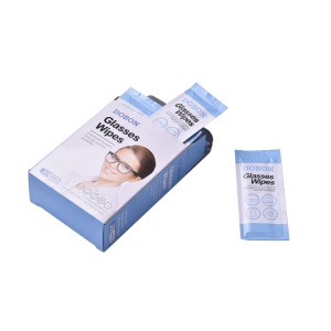 cheap price disposable pre moistened sunglasses cleaning wet wipes, custom logo printed glasses lens cleaner wet wipes