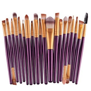 Custom logo 20pcs eye makeup brush eyeshadow brush beauty tools available in 21 colors