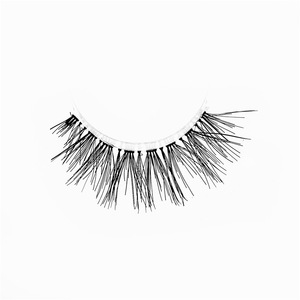 Delicate fiber strip human hair false eyelashes