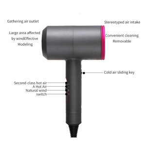 Dropshipping Strong Hot Air Brush Straightening Cold Wind Negative Ionic Hammer Blower Dry Electric Professional Buy Hair Dryer