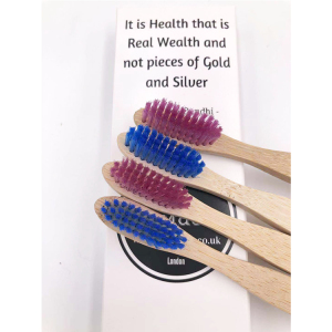 Eco friendly Bamboo Wood Handle Hotel custom toothbrush With Charcoal Fibre Bristles