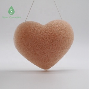 Factory Direct Private Label Natural Facial Body Exfoliating Bamboo Charcoal Bath Konjac Sponge