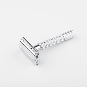 Hot sell double edge safety shaving razor butterfly opening shave razor