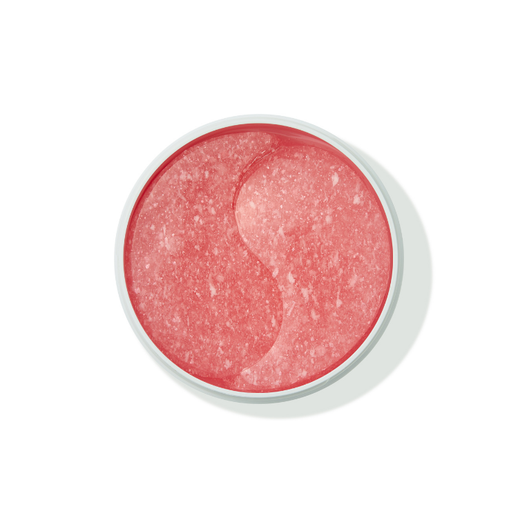 Hydrogel Eye Patch with Pink Beads