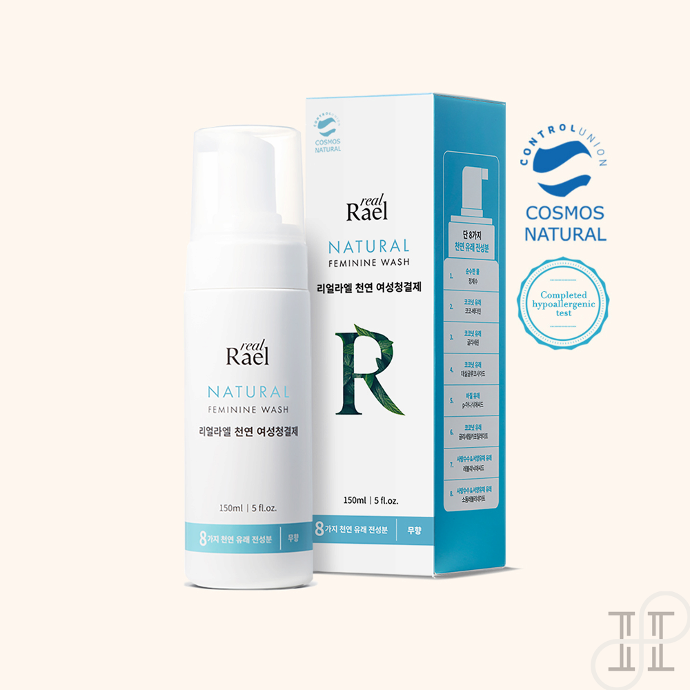 Korea Rael Natural Feminine Cleansing Wash - Intimate Hygiene Feminine Wash 150ml