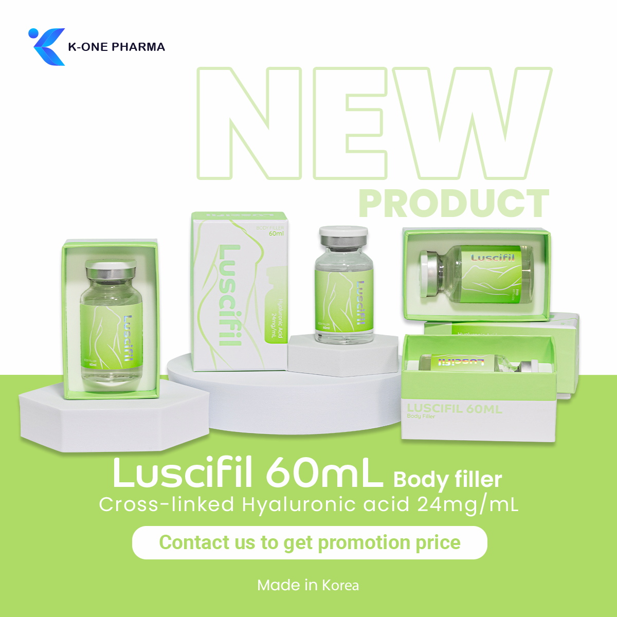 Luscifil 60ml Hyaluronic Acid Body filler
