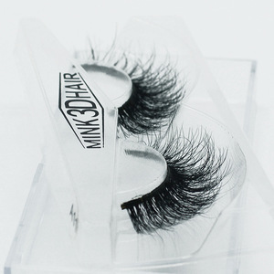 new 100% handmade real mink fur false eyelash 3D strip mink lashes thick fake faux eyelashes