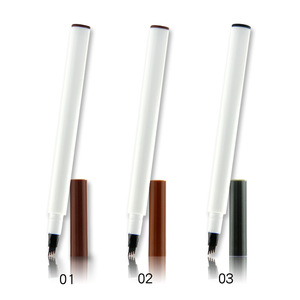 New Arrival Private Logo Eyebrow Pencil Water-proof Long Lasting 4 Fork Eyebrow Pen