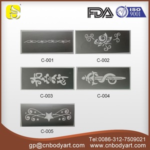 New Body Art Glitter Tattoo Kits