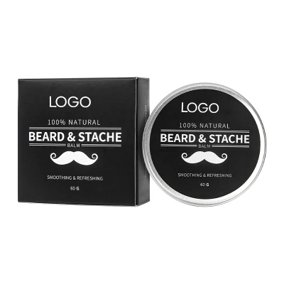 OEM Customized Natural Ingredient Private Label 60g Wholesale Beard Balm