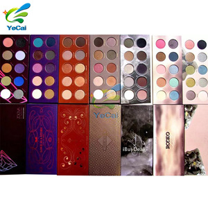 OEM&ODM eco-friendly private label bulk eyeshadow palette packaging for makeup