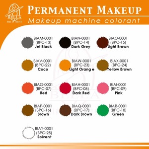 Permanent makeup ink tattoo pigment