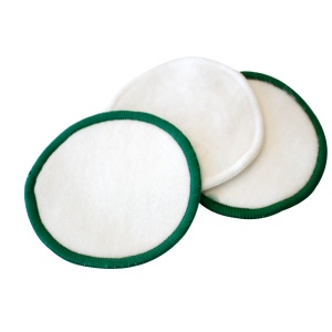 Reusable Washable Round Bamboo Cotton Cloth Facial Makeup Remover Puff Pads with Mesh Bag Clean Facial Skin Care