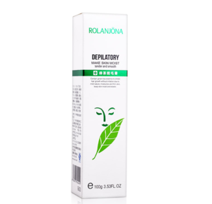 Rolanjona green tea plant extract anti-allergy permanent hair removal cream