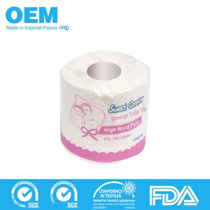 Sanitary soft massage tissue paper toilet roll